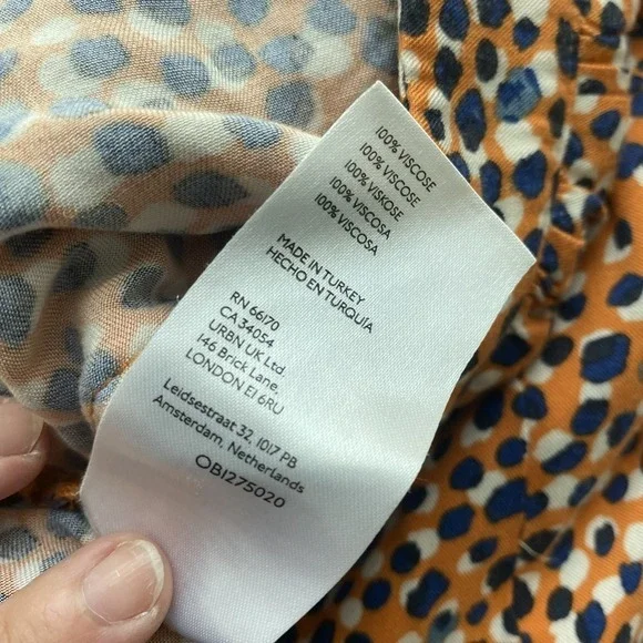 Maeve Anthropologie Gabriela Pants Women Sz S Wide Leg Boho High Rise Cropped - Picture 9 of 13